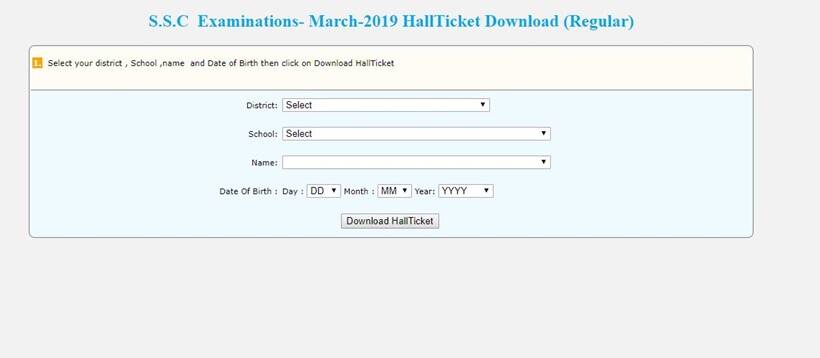 ssc hall tickets 2012 andhra pradesh